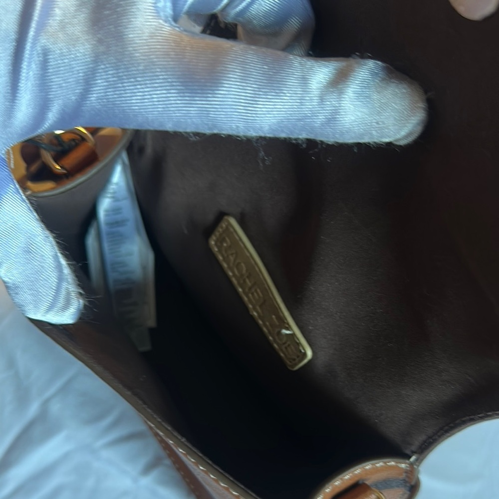 Rachel Zoe Brown 3 Way Crossbody Bag, Waist bag and Cluth bag. Very unique bag - Picture 11 of 14